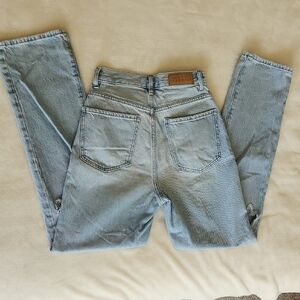 PacSun Denim Blue Dad Jeans In Light Blue Wash